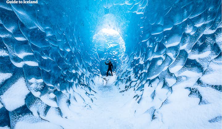 The ice caves inside the glaciers make for a memorable experience of a lifetime.