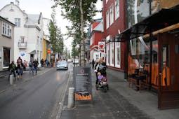 Laugavegur is the main shopping street in Reykjavik.