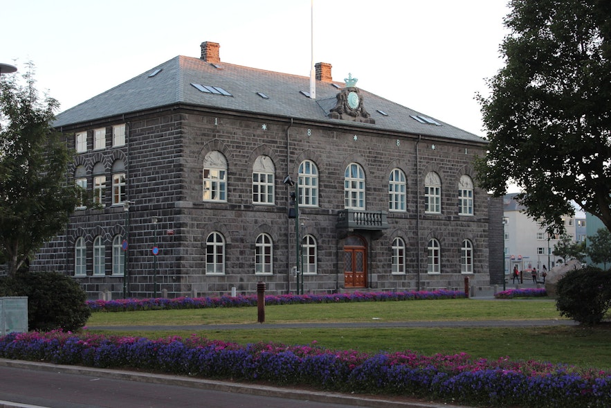Parlementsgebouw in Reykjavík