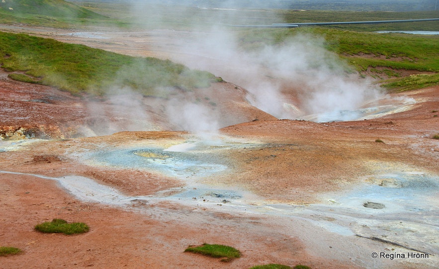 The colourful Þeistareykir Geothermal Area in North-Iceland