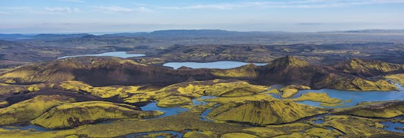 アイスランドのヘリコプター遊覧飛行ツアー