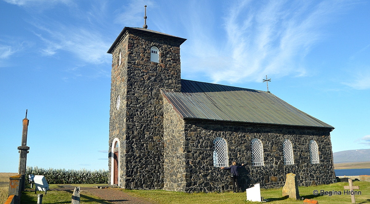 The historical Þingeyrakirkja Church in North-Iceland - o...