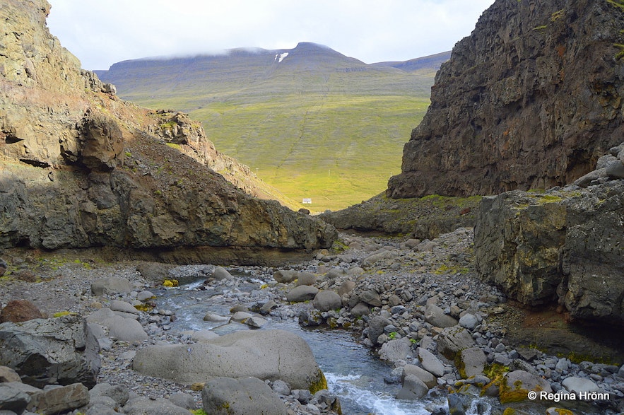 Kotagil Gorge in North-Iceland