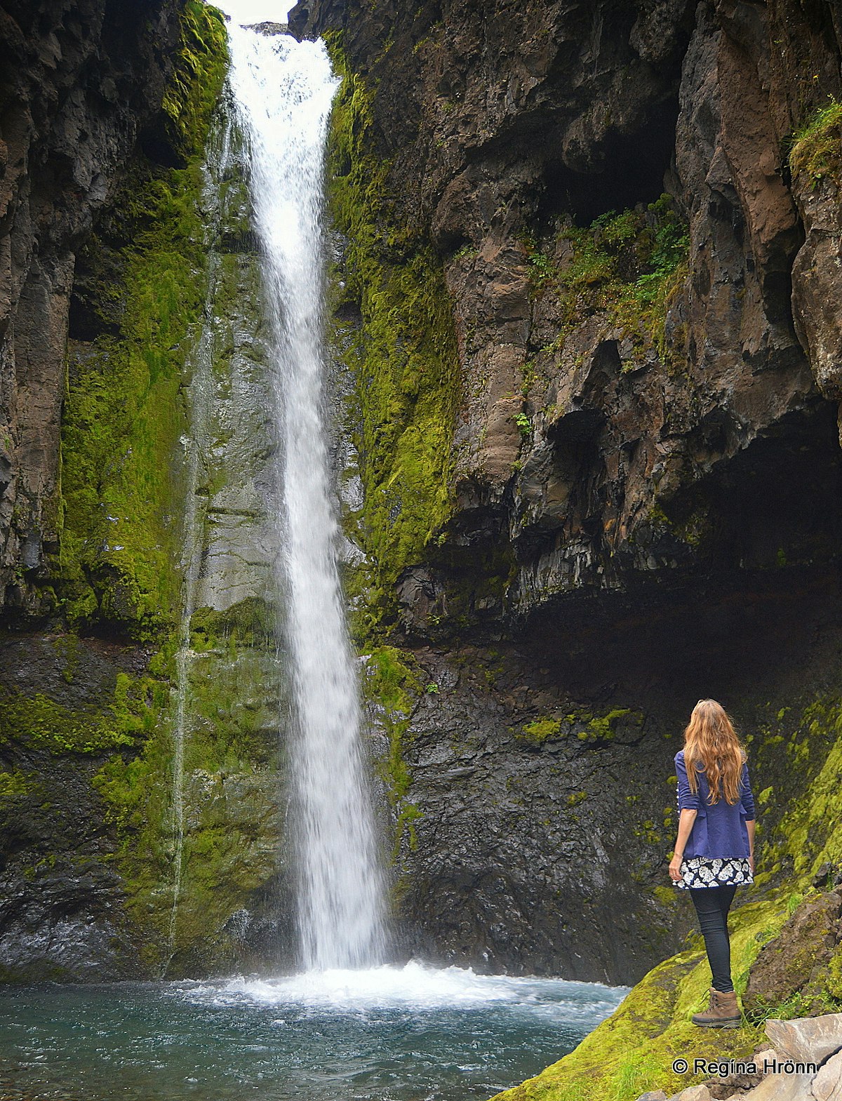 An interesting Hike into the craggy Kotagil Gorge in North-Iceland ...