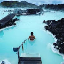 The azure waters of the Blue Lagoon are said t have remarkable healing properties.
