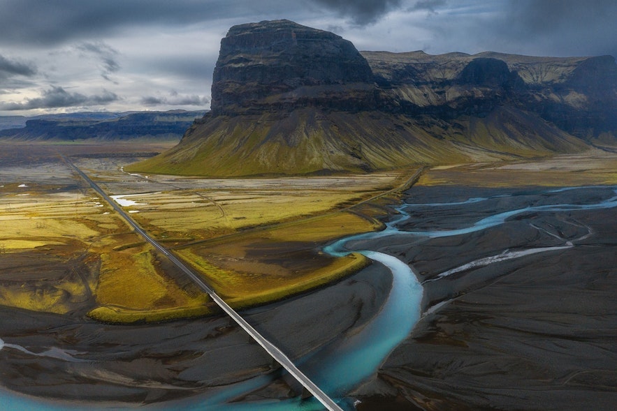 There are stunning sights all along the Ring Road, like the Lomagnupur mountain