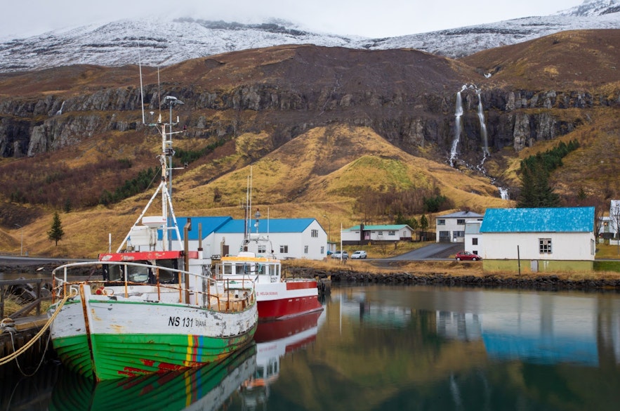 Seydisfjordur is a popular fishing town