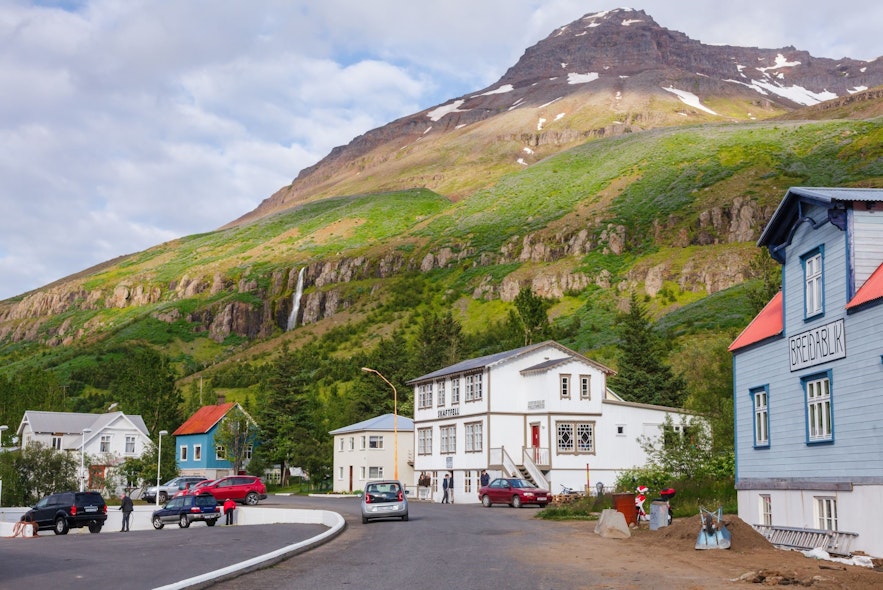 Walk through the charming streets of Seydisfjordur