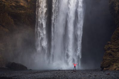 Seljalandsfoss is among the most well-visited waterfalls on Iceland's South Coast.
