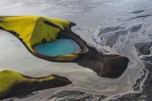 이 놀라운 분화구의 모습은 아이슬란드 하이랜드에서 찾을 수 있으며 특별한 사진을 찍기 안성맞춤인 소재입니다.
