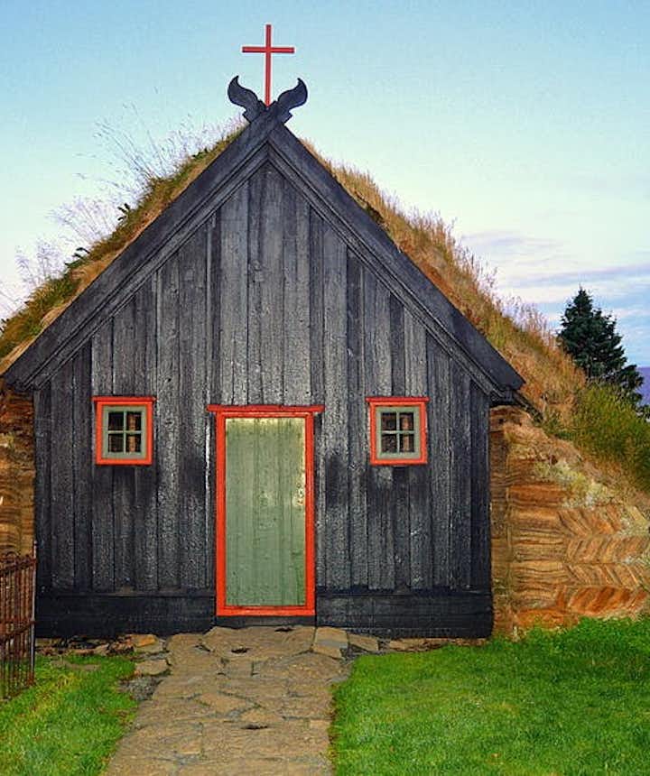 Víðimýrakirkja turf church.