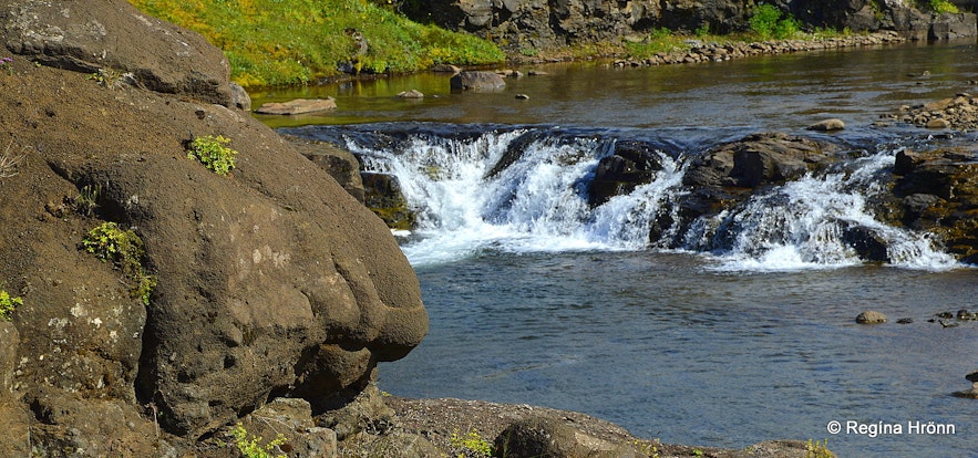 Small waterfalls in Fitjaá river