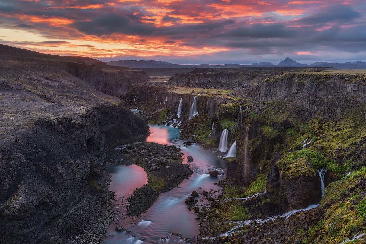 Les hauts plateaux d'Islande sont un peu visités mais incroyablement beaux.