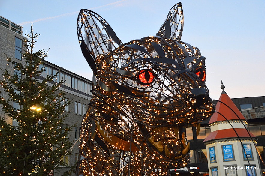 The Christmas Cat in Reykjavík