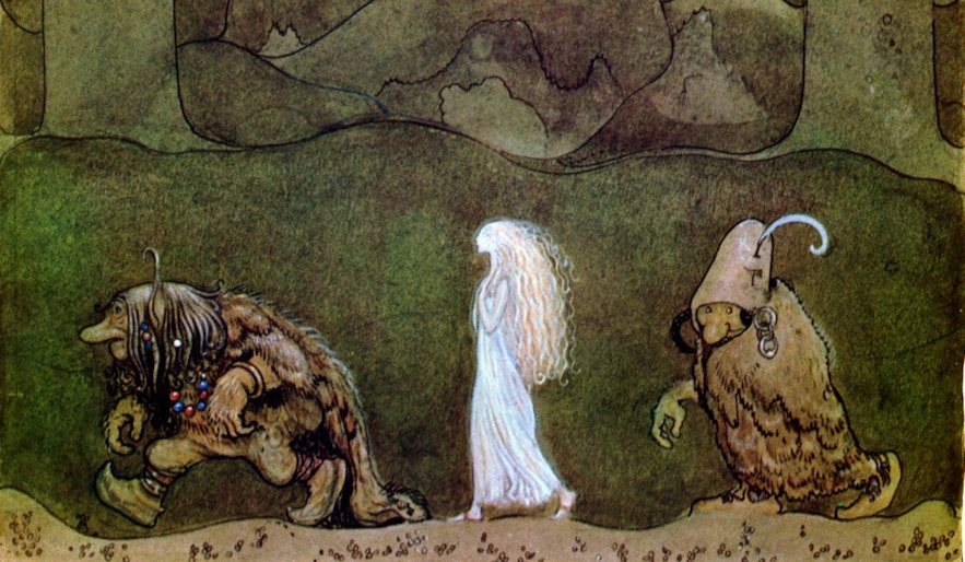 冰岛有很多关于小精灵、巨魔和仙女的传说