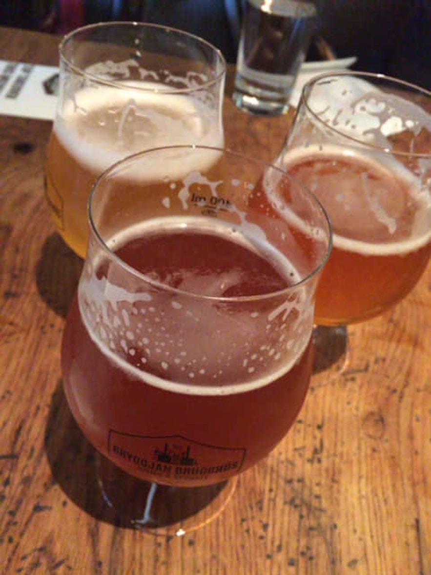 三種類のクラフトビール