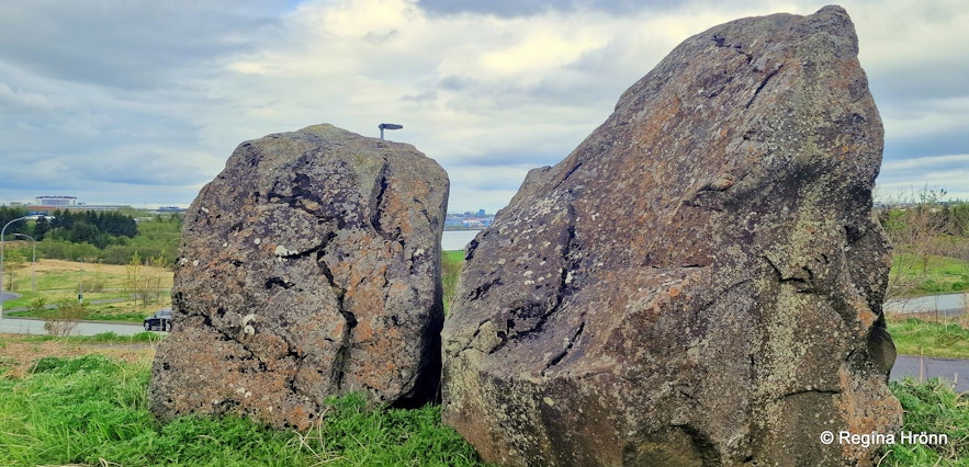 Grásteinn Rock in Reykjavík - is this Rock the Home of the Icelandic Elves?