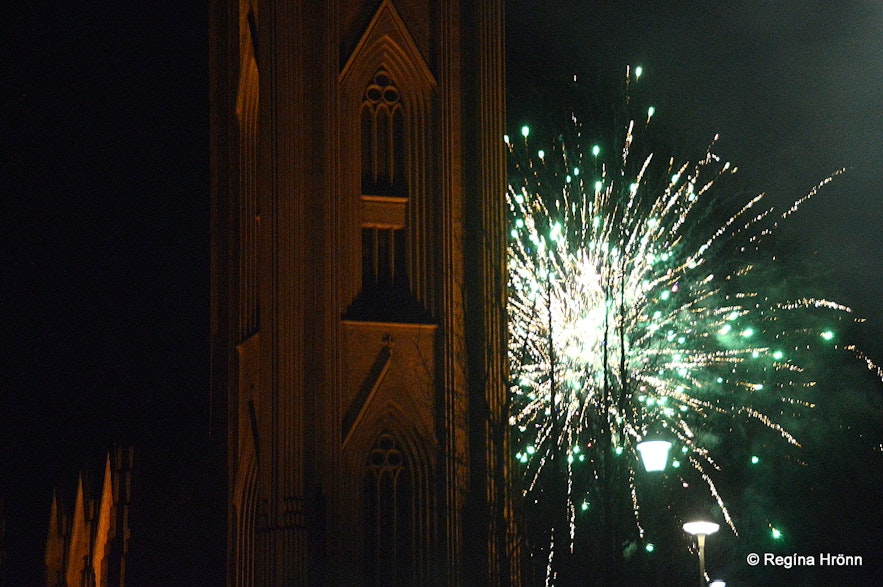Landakotskirkja - the Catholic church on New Year's Eve
