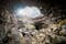 Viðgelmir熔岩洞穴是冰岛最长的岩洞
