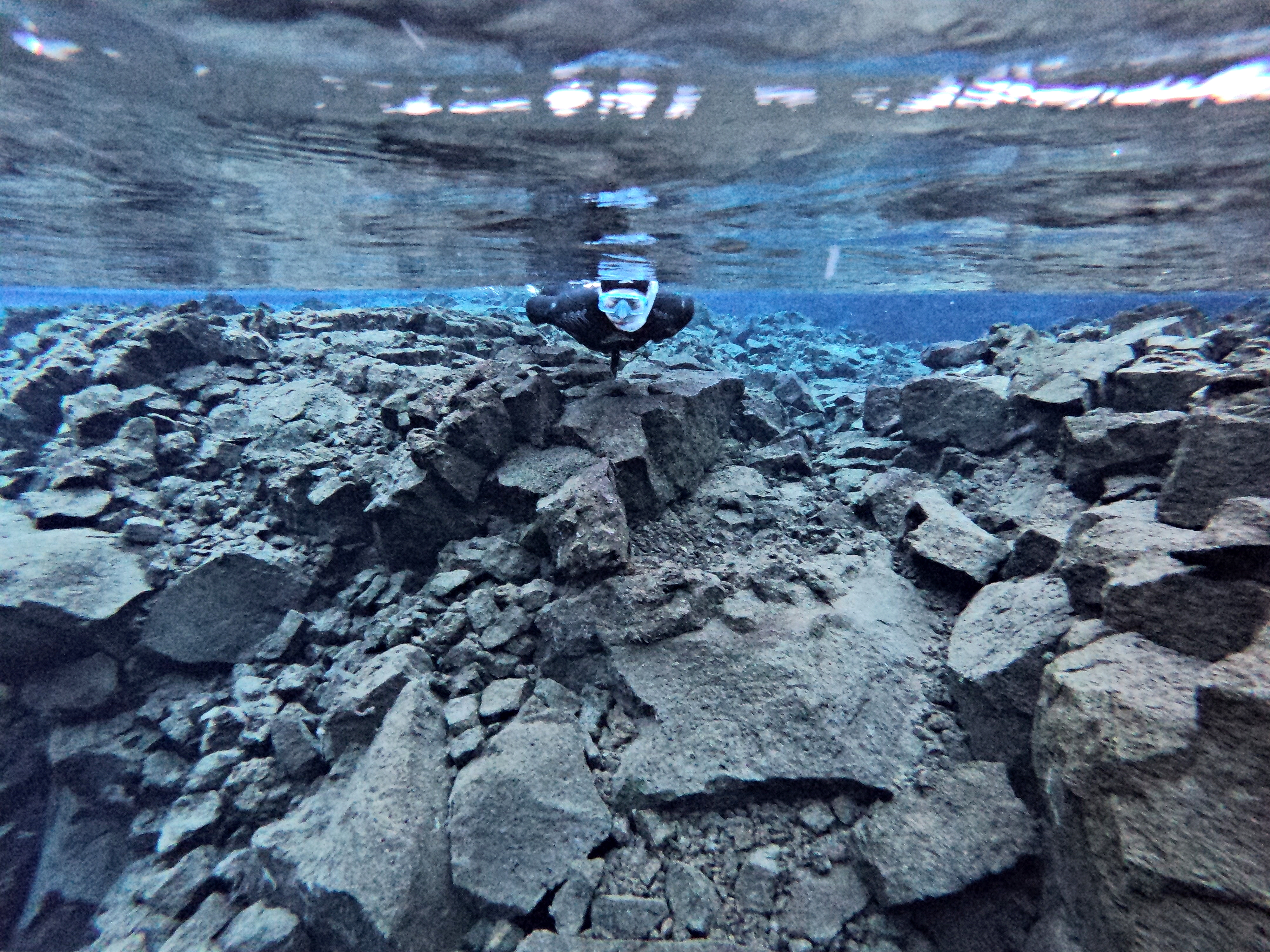 Silfra Fissure Apnea Freedive Dive Between The Continents