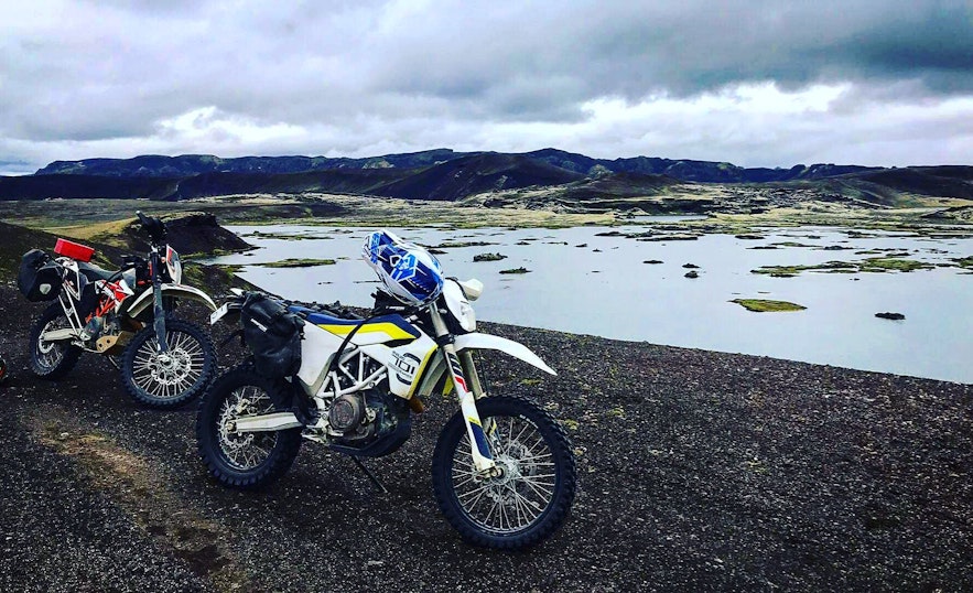 Iceland has some truly staggering scenery, perfect for passing by on the motorbike.