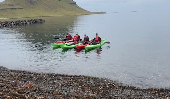 There are not many better places to go kayaking than the beautiful waters surrounding the Snæfellsnes penisnula..