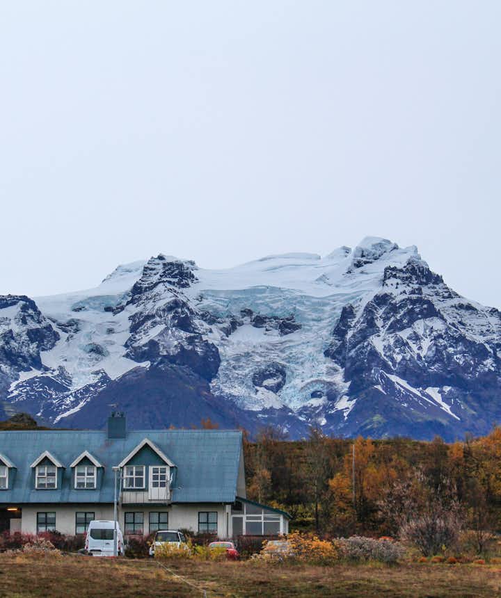 冰島冰川前的酒店