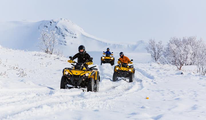 Hop aboard an ATV and zoom through the snow just outside of Reykjavík.