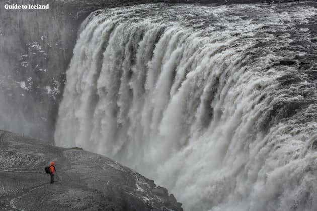 Dettifoss waterfall has the most powerful flow of any waterfall in Europe.