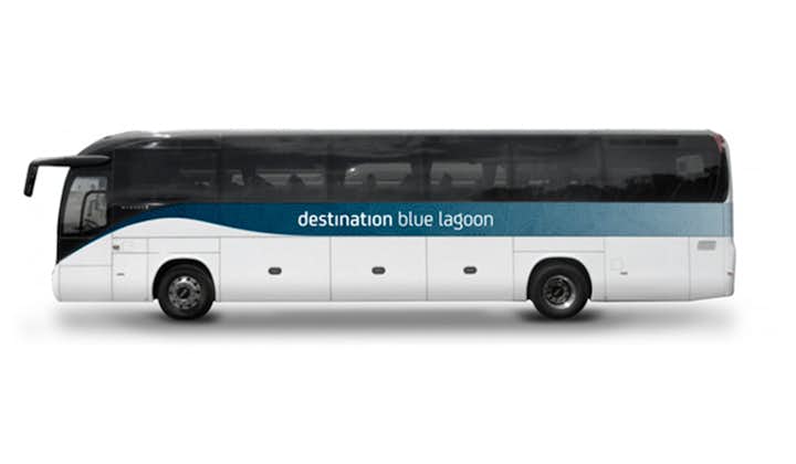 You'll travel in a comfortable bus to Keflavík Airport.