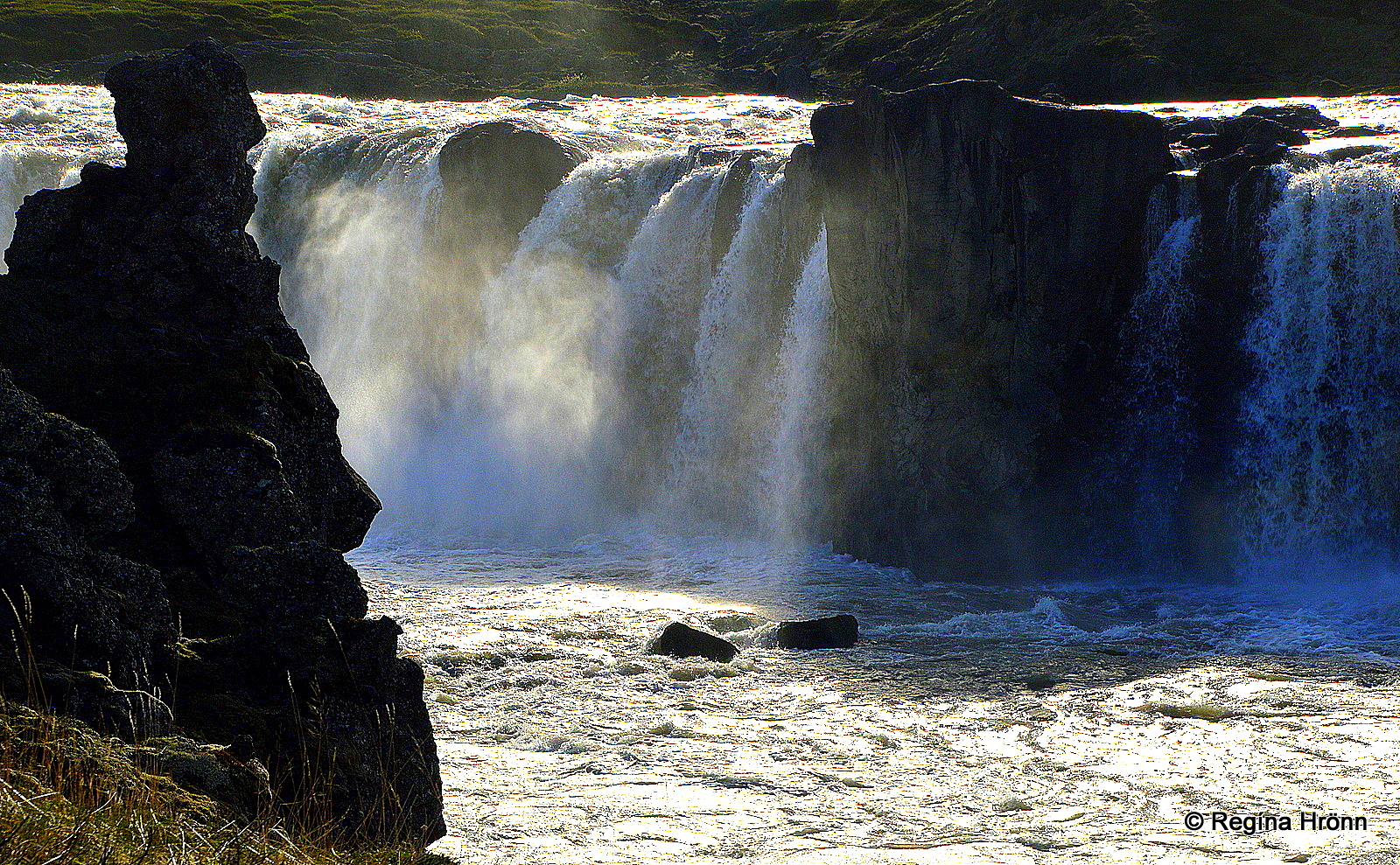 The Historical Goðafoss Waterfall in Skjálfandafljót Rive…