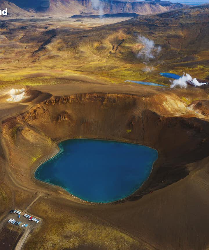 冰島北部克拉夫拉火山