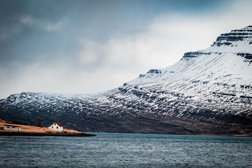 冰島初冬11月景色