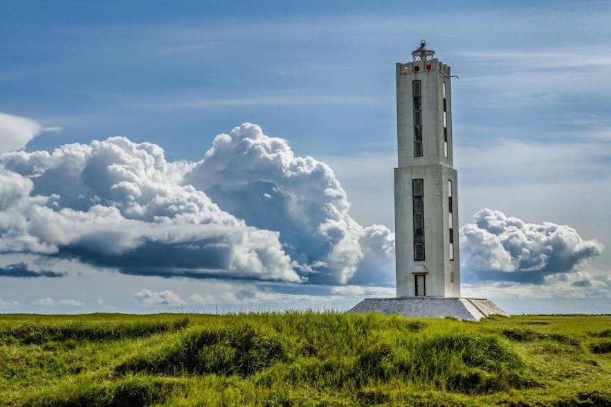 位于冰岛南岸的Knarraros 灯塔