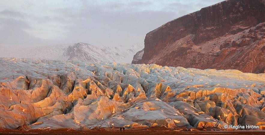 Skaftafellsjökull glacier at Skaftafell S-Iceland