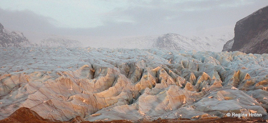 Skaftafellsjökull glacier in Skaftafell