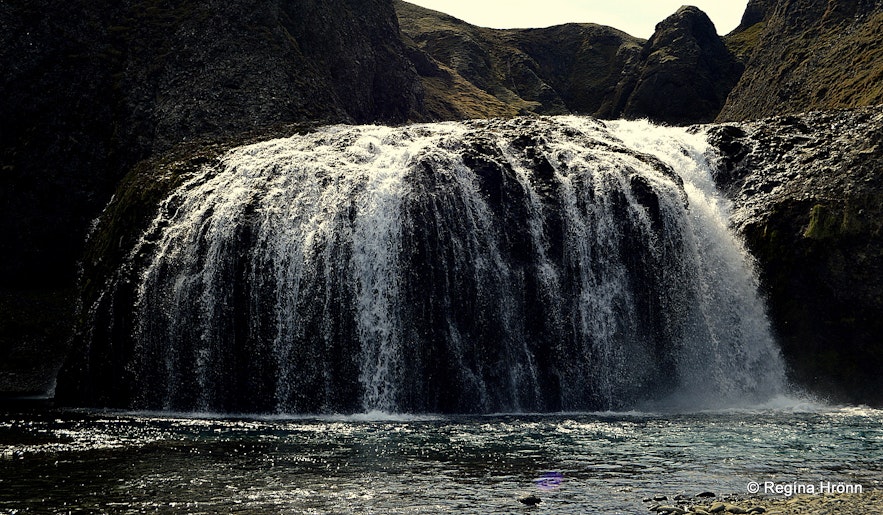 Stjórnarfoss waterfall by Kirkjubæjarklaustur