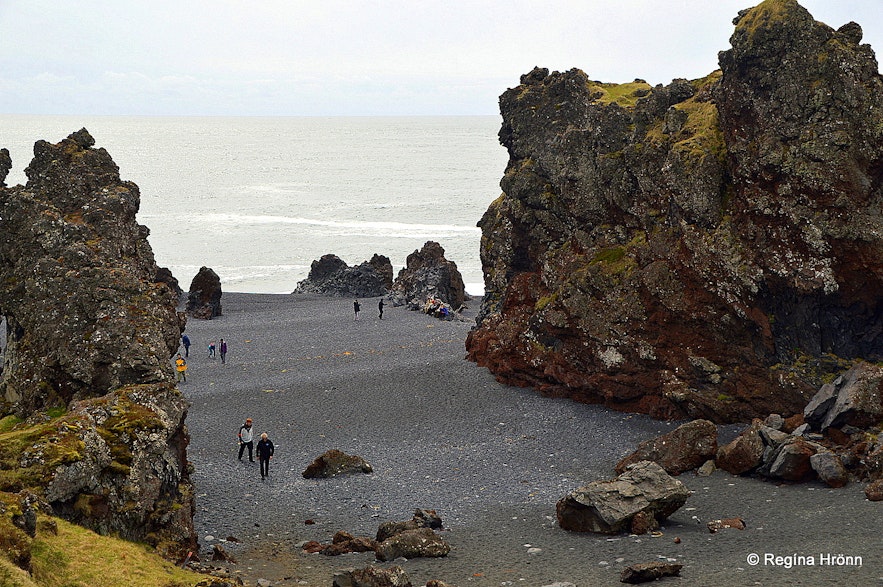 Djúpalónssandur lava beach Snæfellsnes