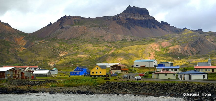 Osada Borgarfjordur na Fiordach Wschodnich.
