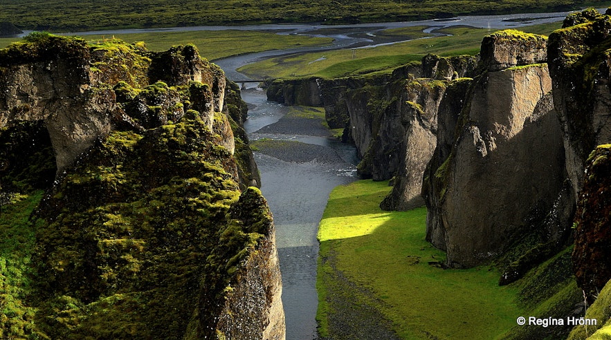 Fjaðrárgljúfur canyon South-Iceland