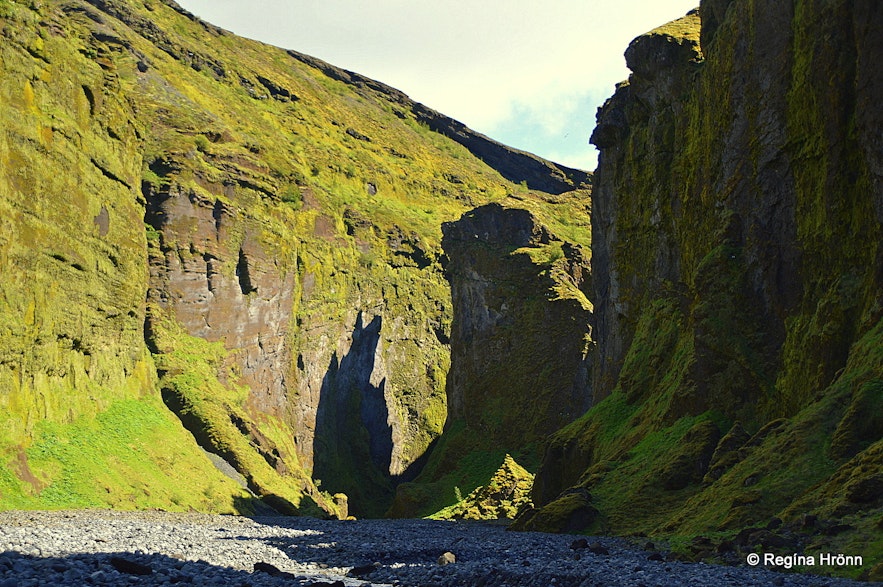 Stakkholtsgjá canyon in Þórsmörk, South-Iceland