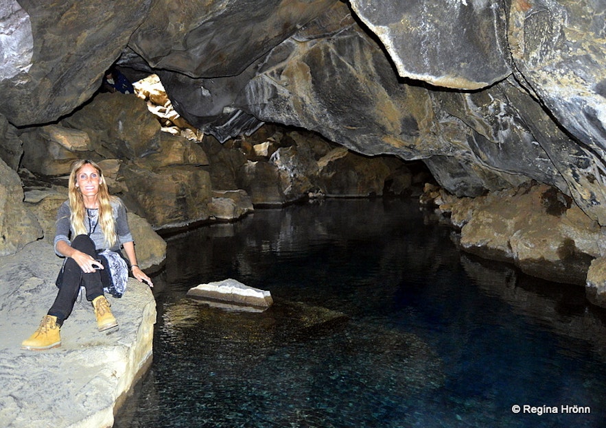 Grjótagjá geothermal cave Mývatn South-Iceland