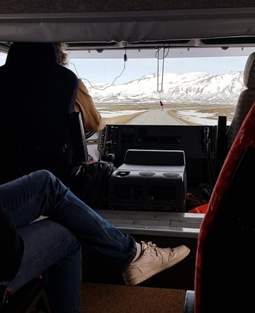 Mit dem Bus nach Þingvellir Island