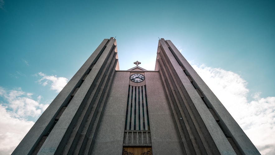 冰島北部之都阿克雷里Akureyri大教堂