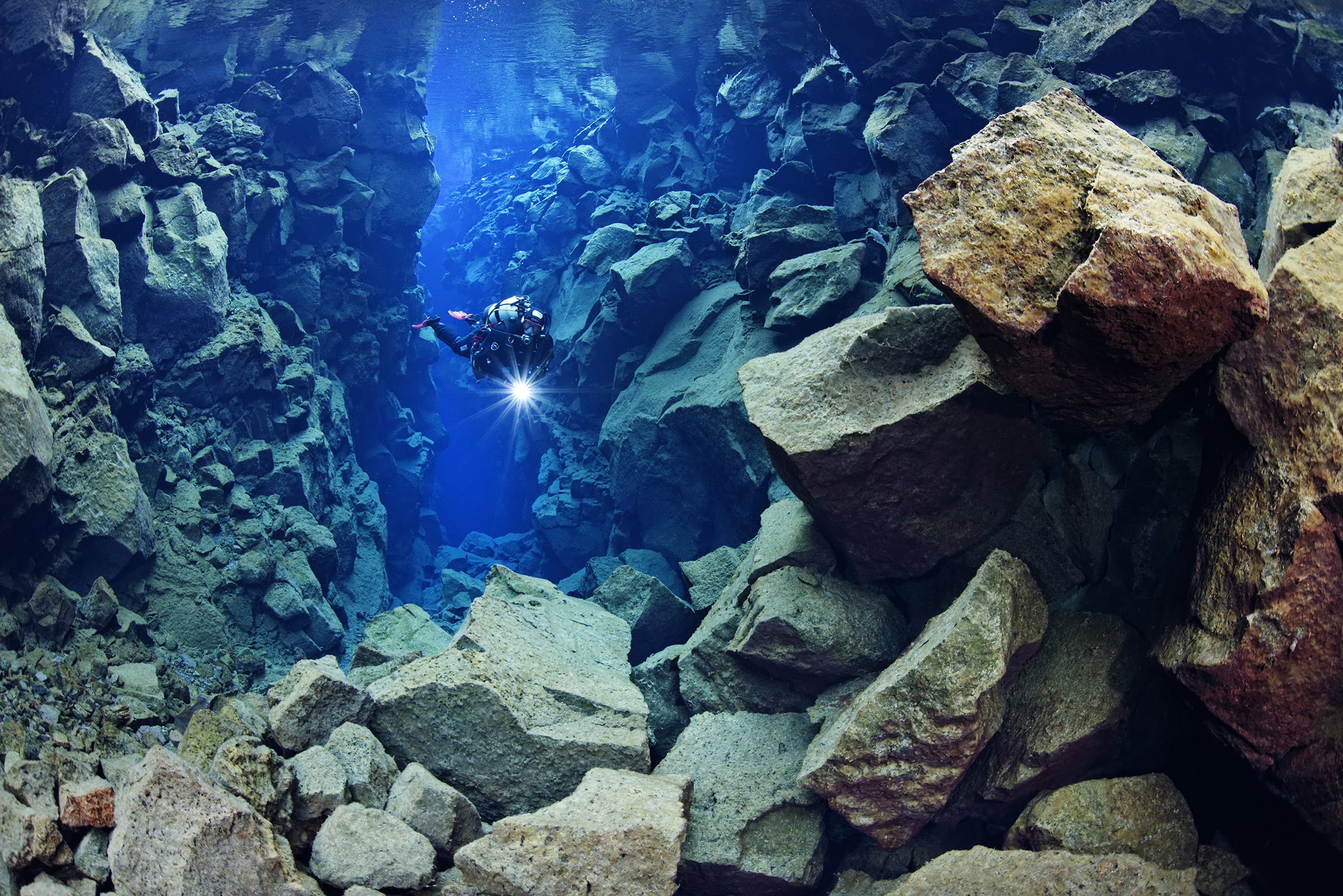 Diving in the Silfra fissure is a once in a lifetime opportunity.