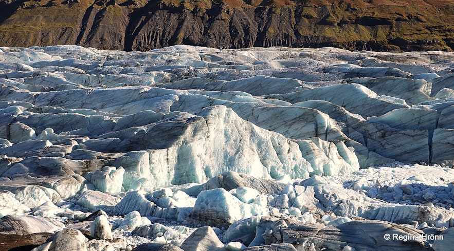 Svínafellsjökull glacier South-Iceland