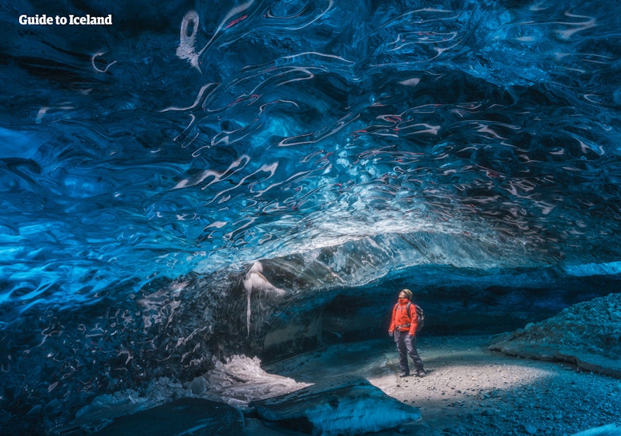 Ice Caves are the perfect place to capture vivid colours