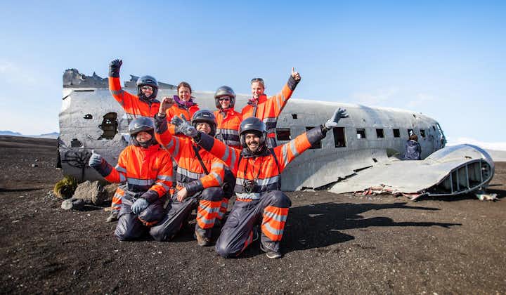 Visita il relitto dell'aereo DC, nella costa meridionale dell'Islanda, in questo emozionante tour in ATV.