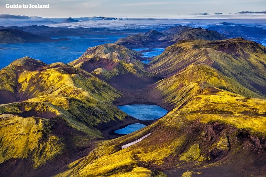 아이슬란드 남부의 라우가베귀르 트레일 외에도 고원지대에는 다양한 하이킹 코스들이 존재합니다.