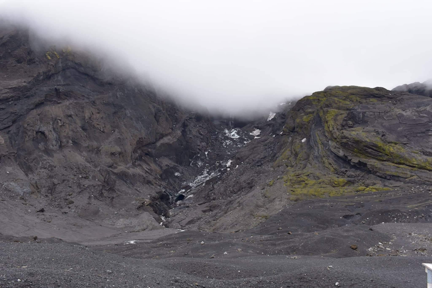 Gigjökull Gletscher auf dem Weg nach Thorsmörk.